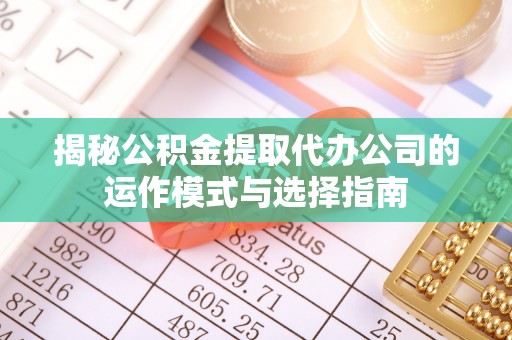 昭化揭秘公积金提取代办公司的运作模式与选择指南