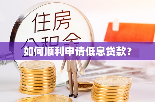 昭化如何顺利申请低息贷款？