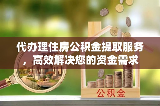 昭化代办理住房公积金提取服务，高效解决您的资金需求