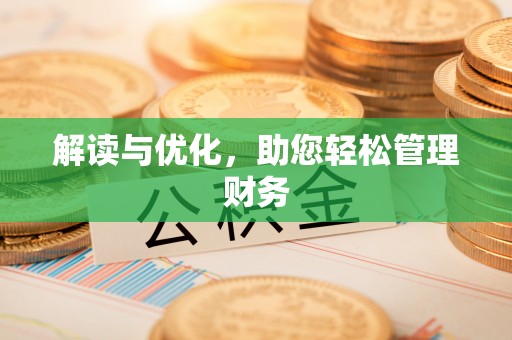 昭化解读与优化，助您轻松管理财务